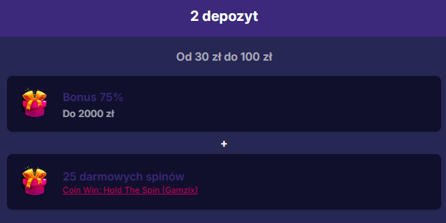 Szczegóły bonusu kasyna NV przy drugim depozycie