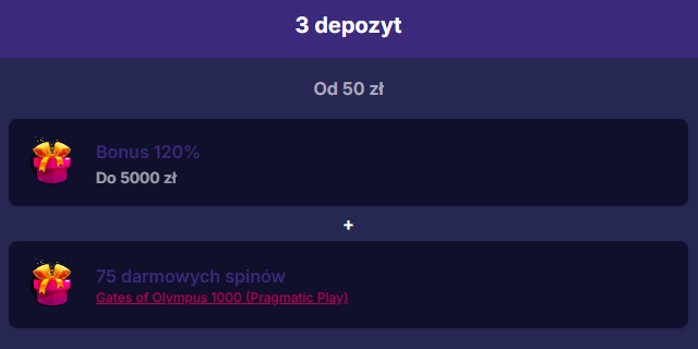 Szczegóły bonusu kasyna NV na trzeci depozyt