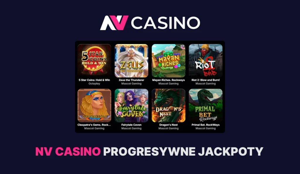 Progresywne jackpoty w NV casino online