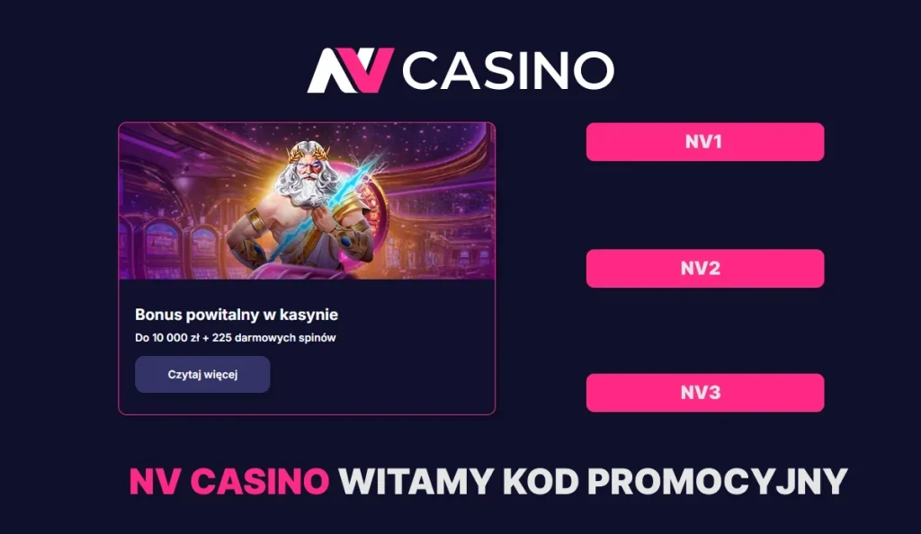 Kody powitalne kasyna NV
