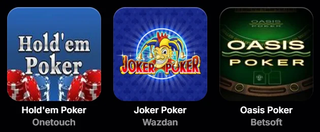 Gry w pokera w kasynie NV
